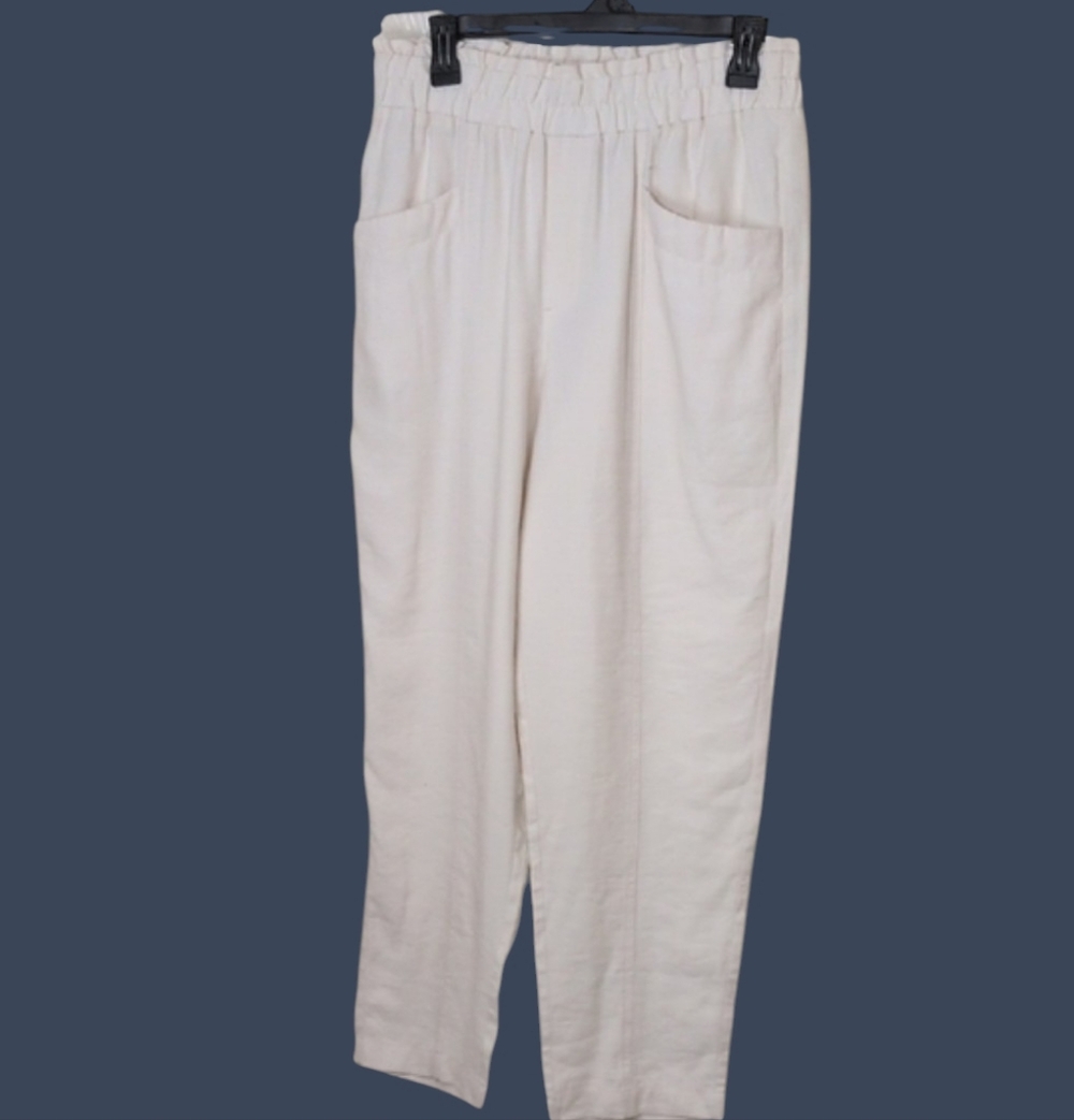 a new day Women's Cream Straight Leg Size Medium